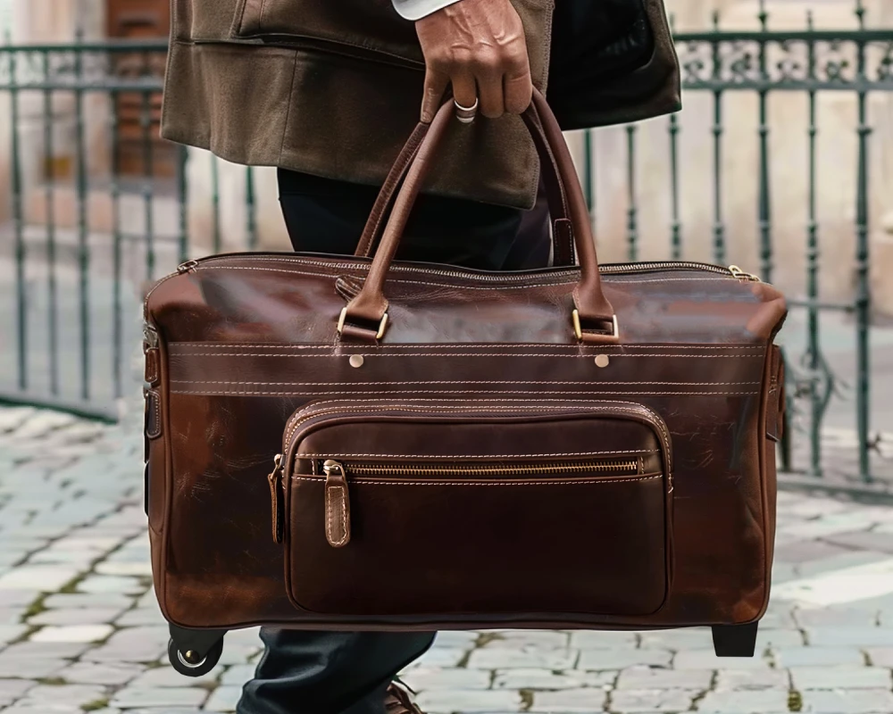 leather carry on travel bags